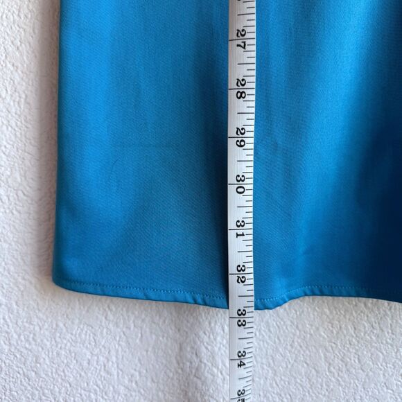 NWT My Beachy Side Amber Hand Crochet Buttons Halter Mini Dress in Blue Sz Small - Picture 15 of 16